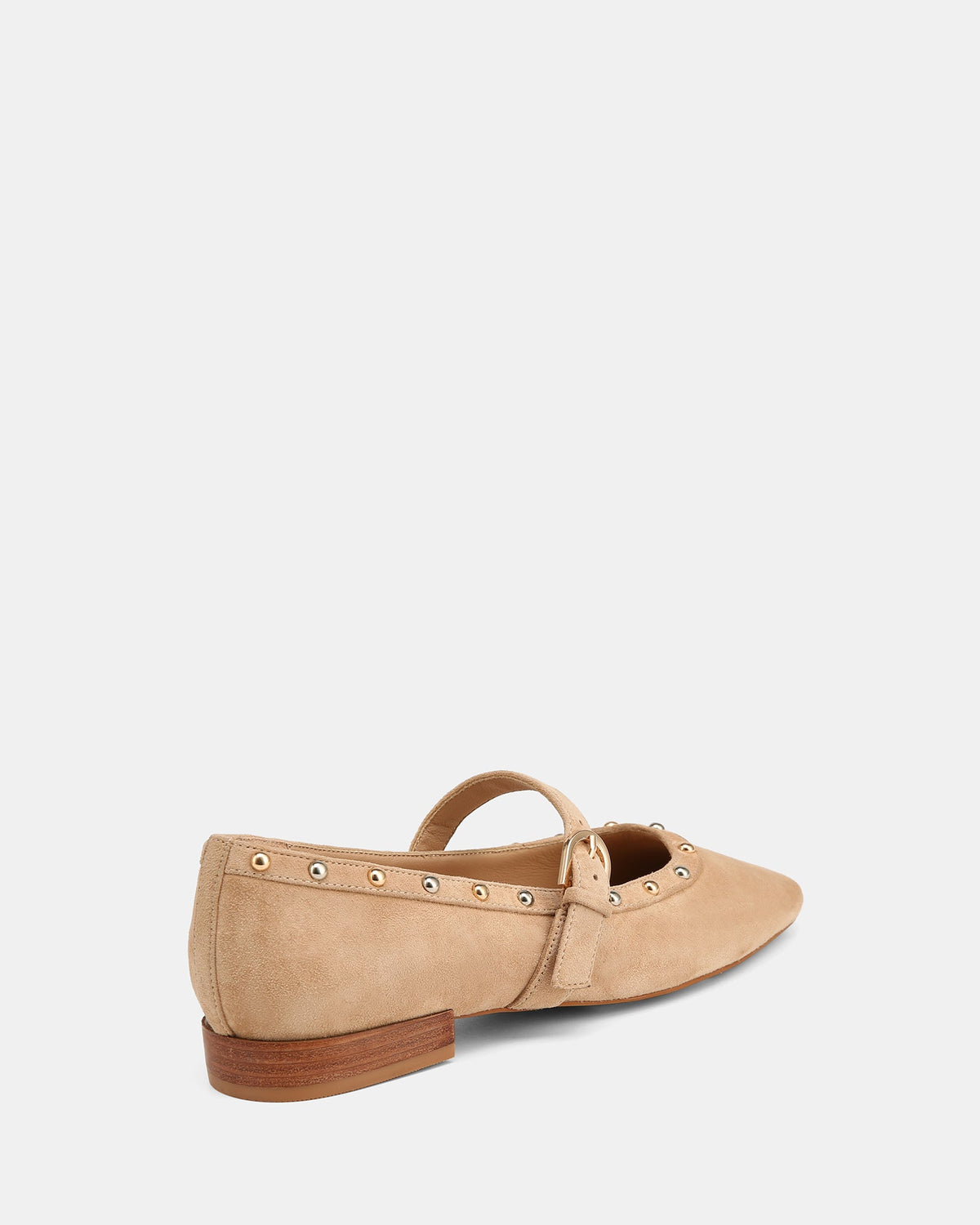 Bailey Casual Flats Sand Suede
