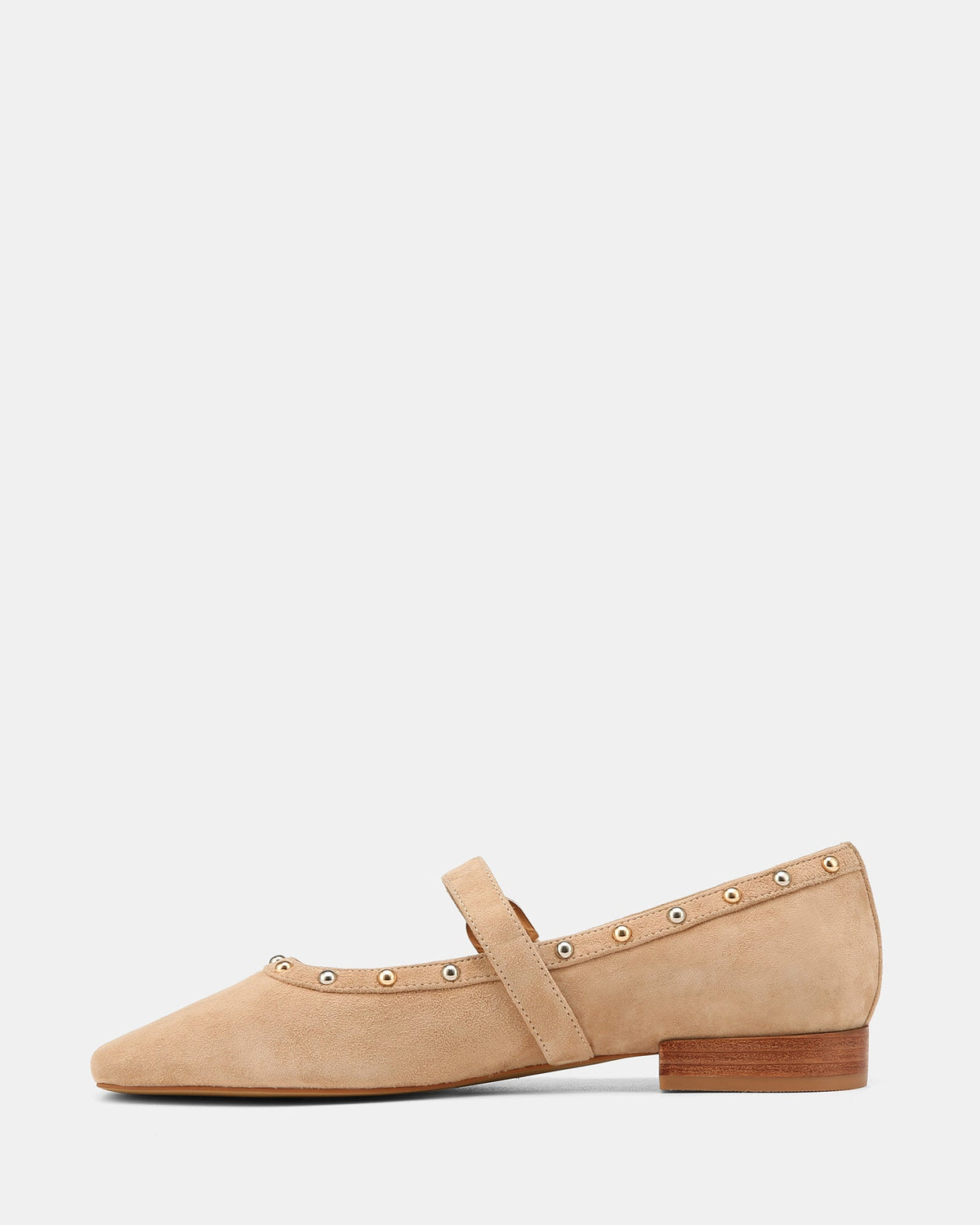 Bailey Casual Flats Sand Suede