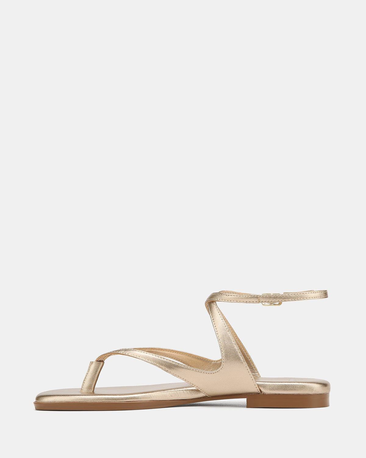 Belle Thongs Champagne Leather