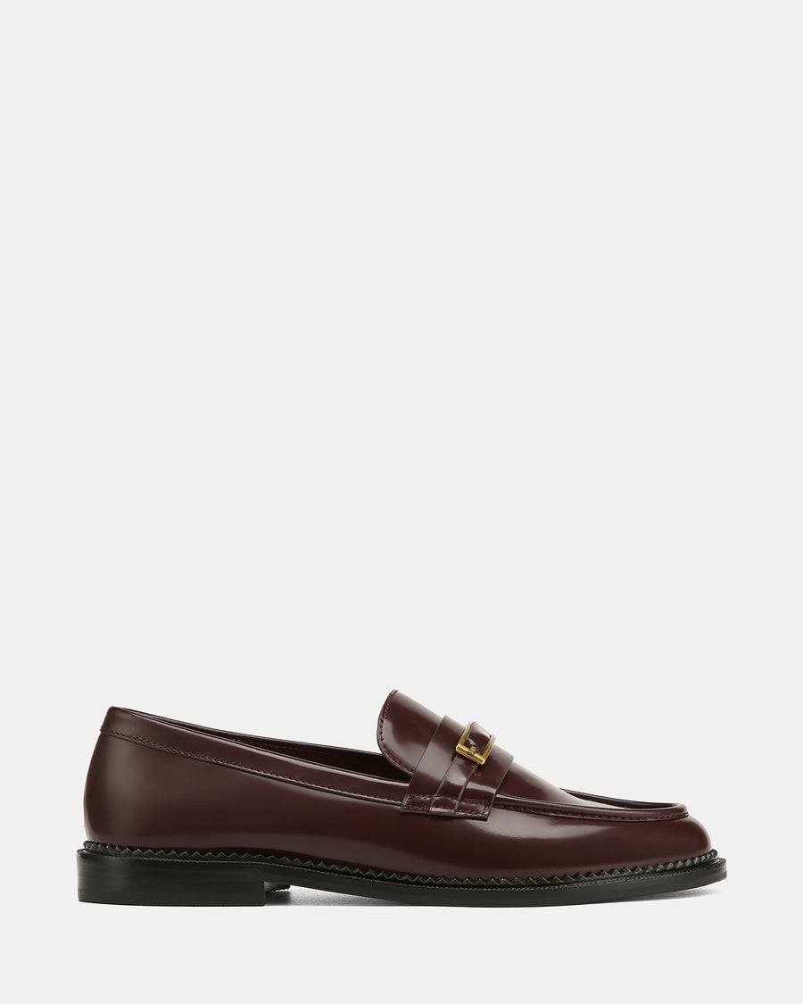 Bennett Loafer Plum Leather