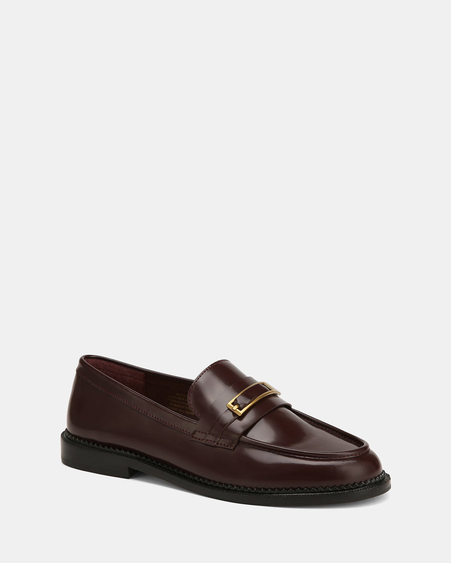 Bennett Loafer Plum Leather