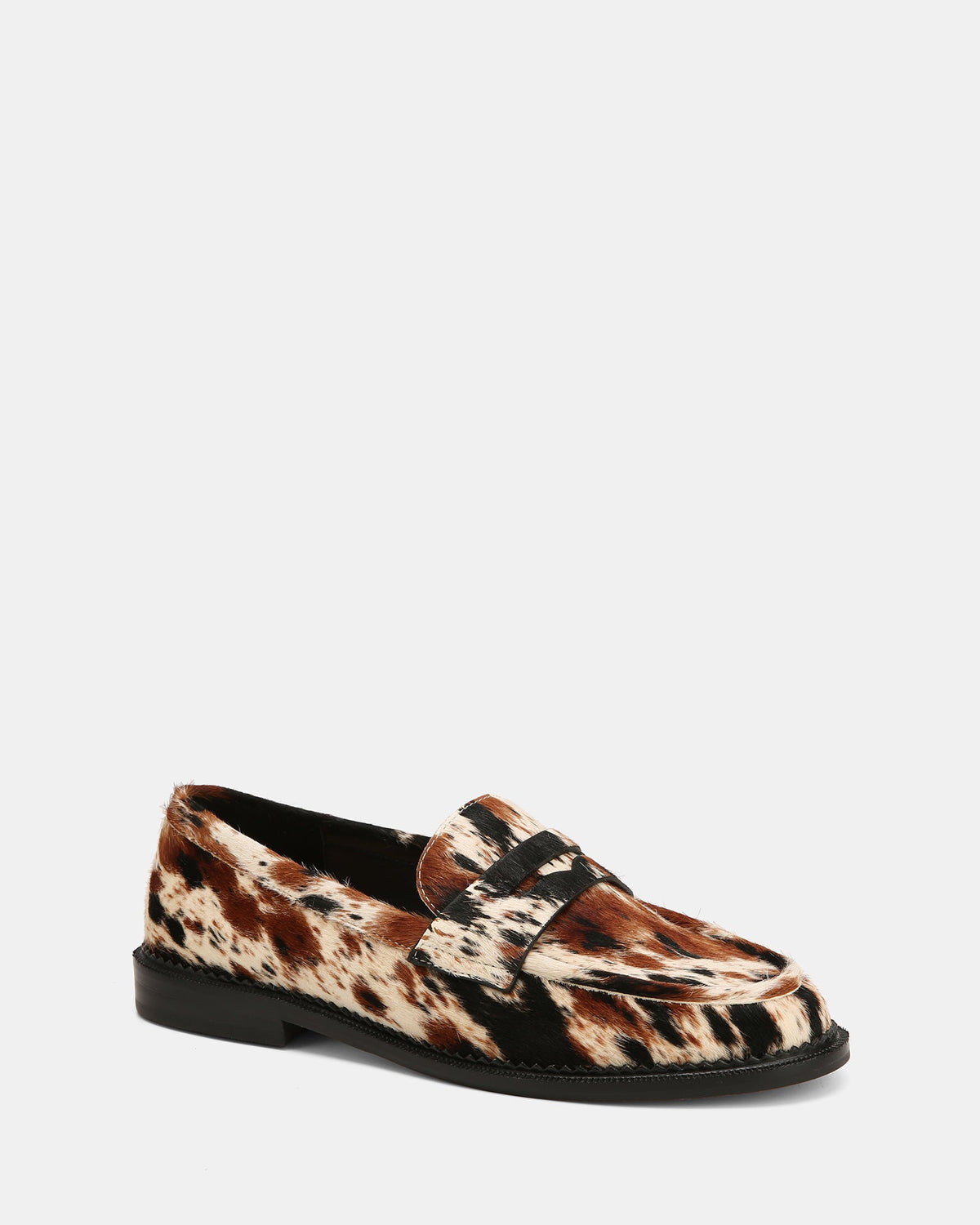 Brody Loafers Cow Hide Print Leather