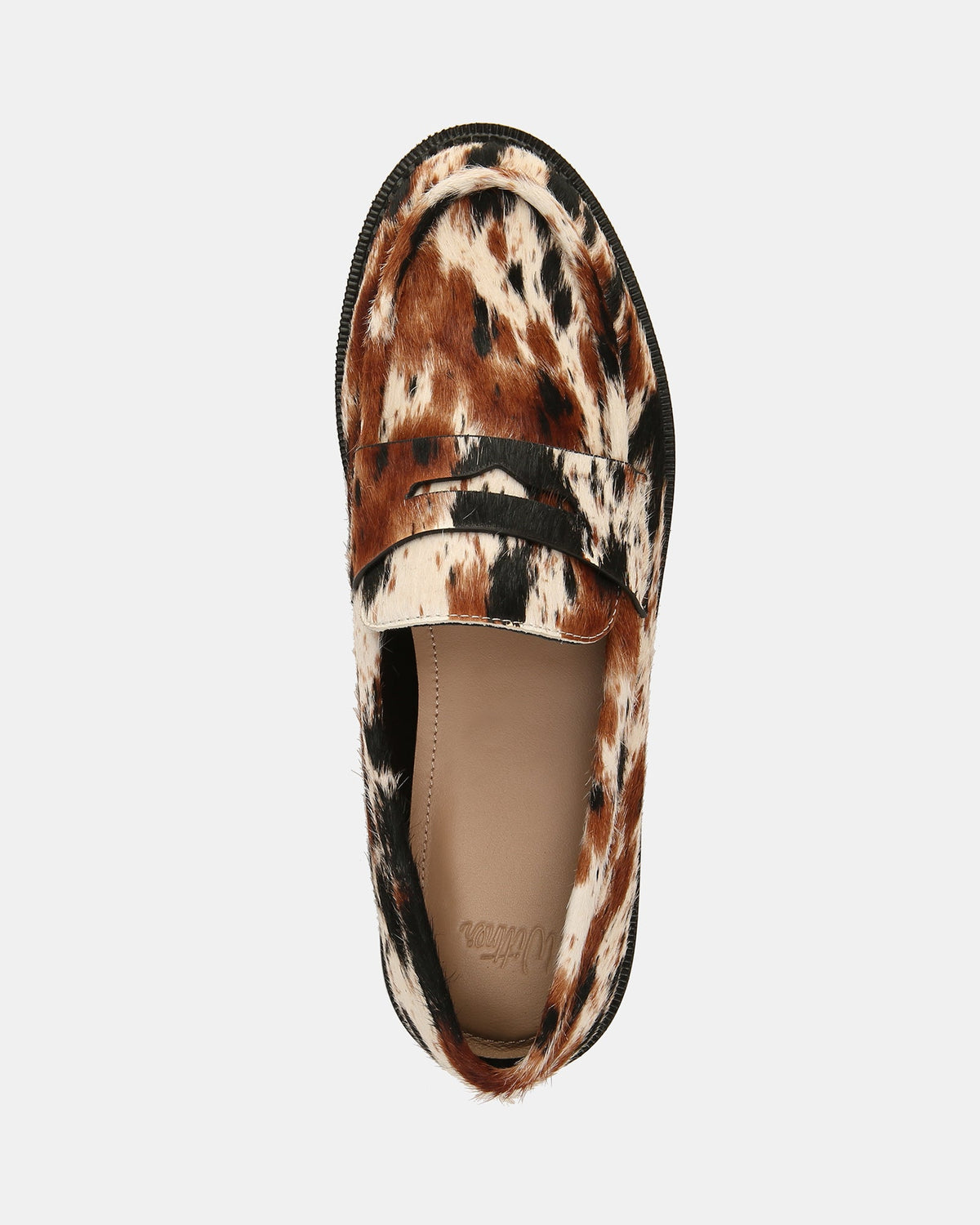 Brody Loafers Cow Hide Print Leather