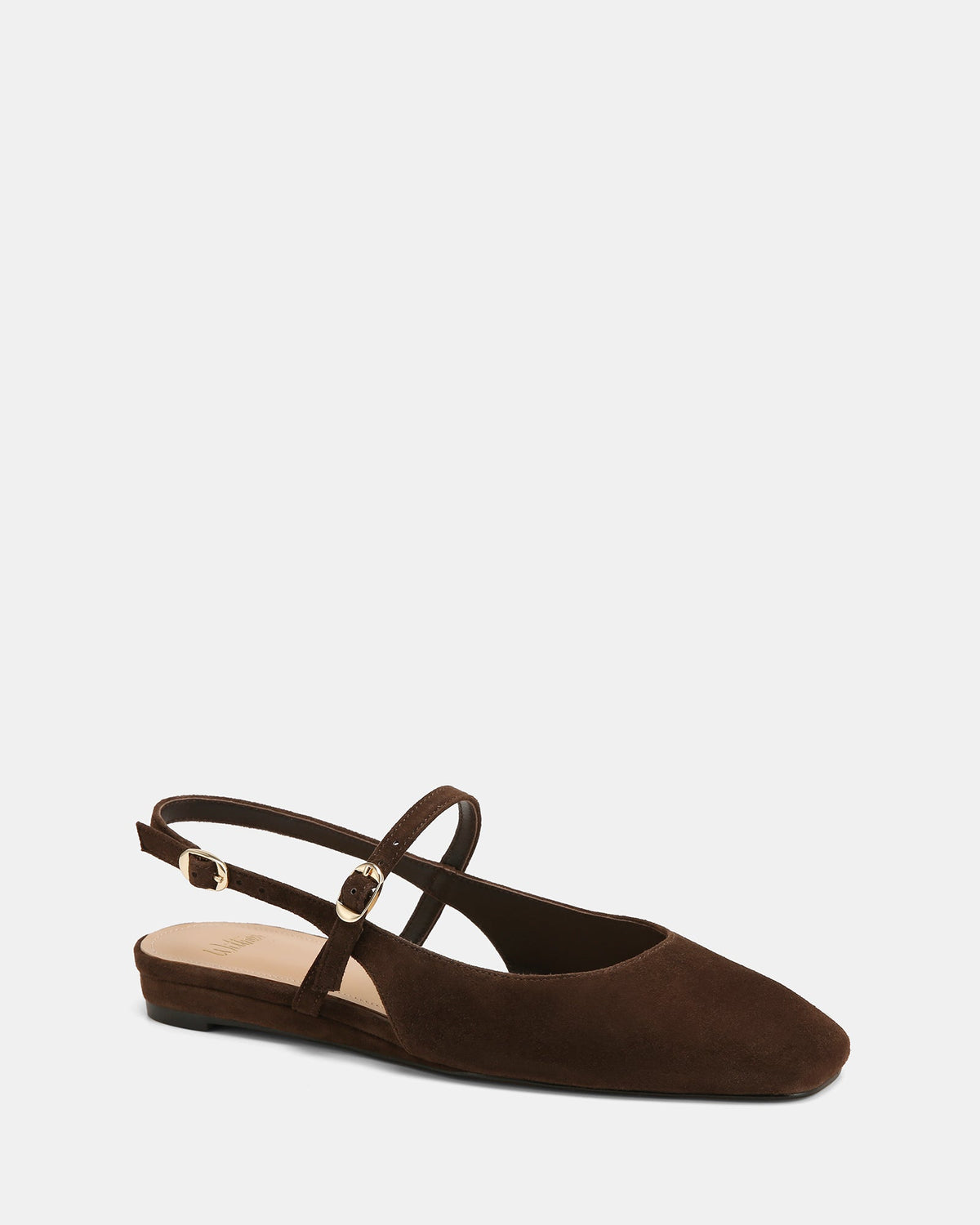Dallas Dress Flats Espresso Suede