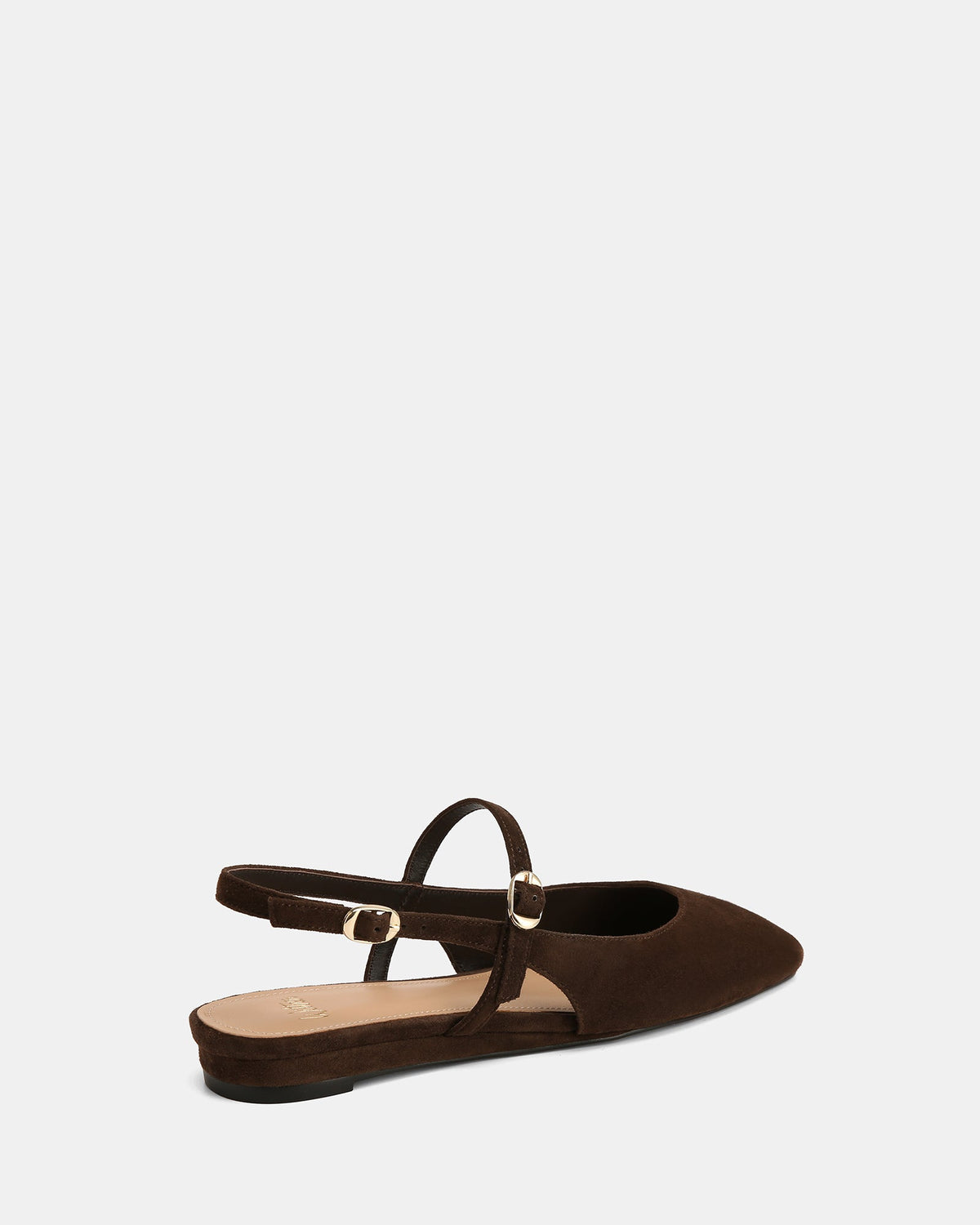 Dallas Dress Flats Espresso Suede