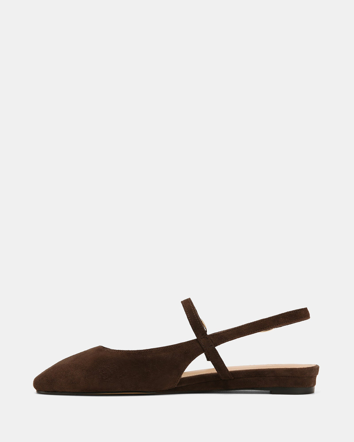 Dallas Dress Flats Espresso Suede