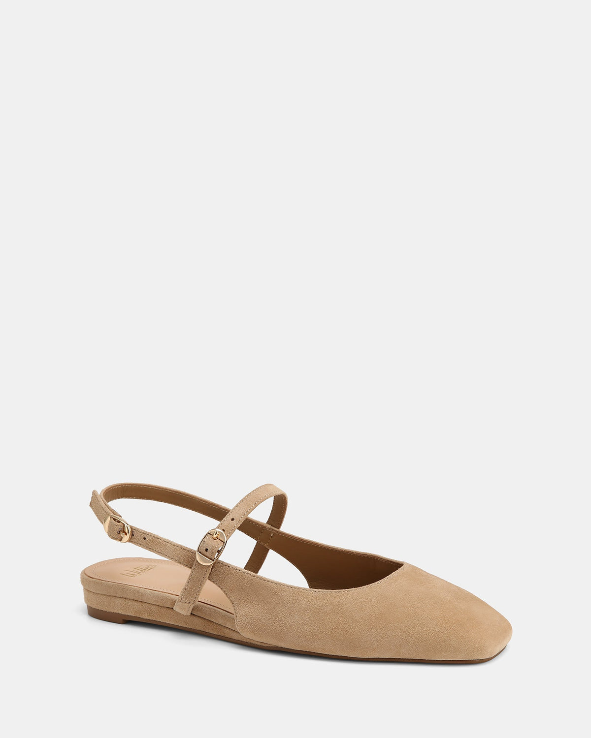 Dallas Dress Flats Fawn Suede