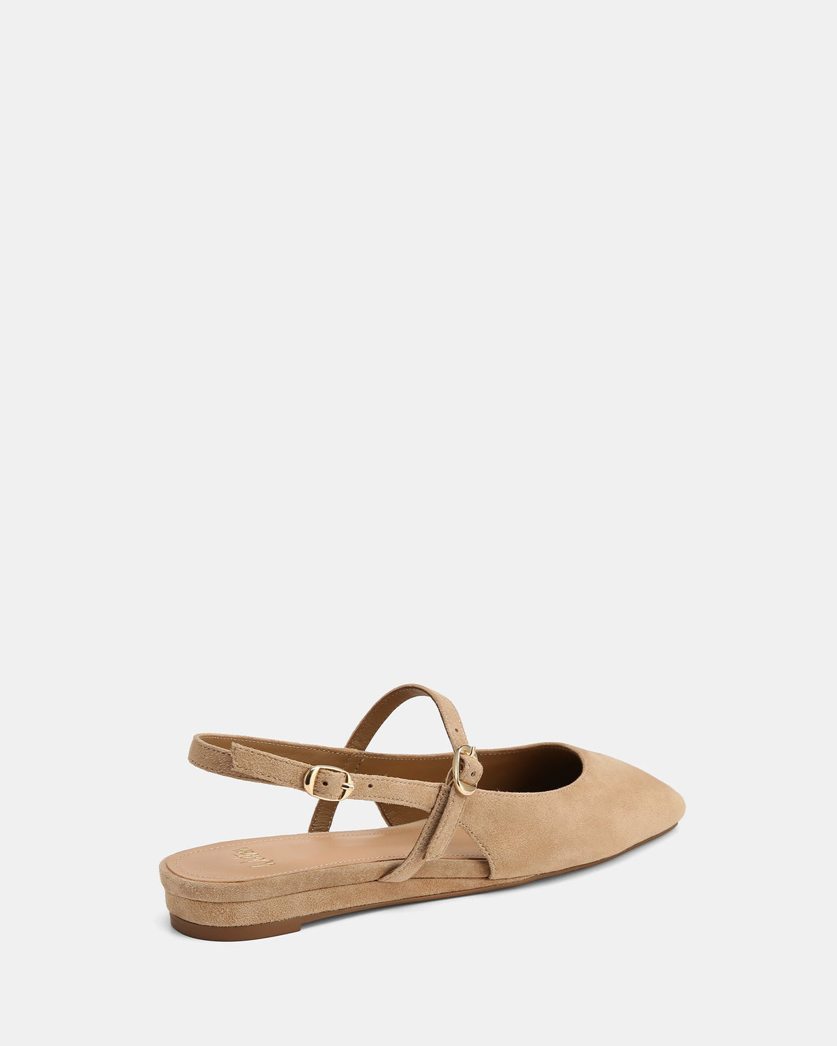 Dallas Dress Flats Fawn Suede