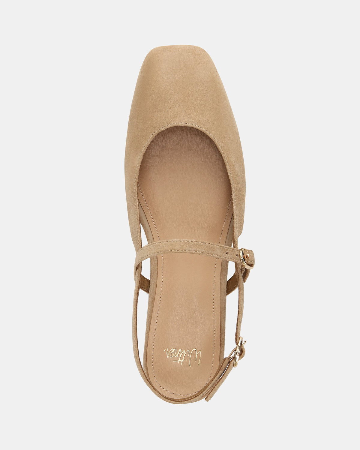 Dallas Dress Flats Fawn Suede