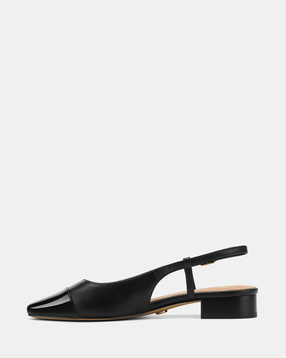 Dame Dress Flats Black Leather
