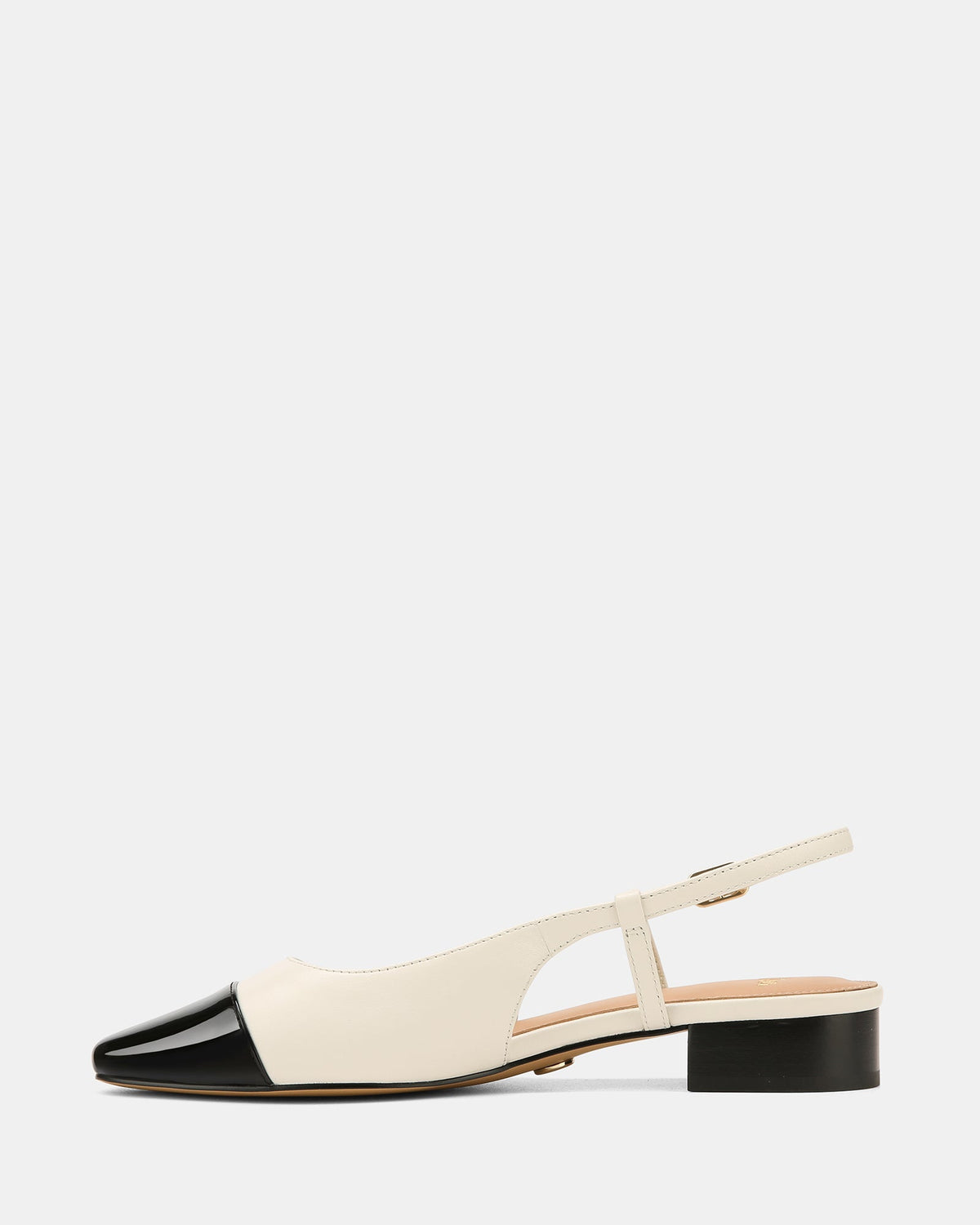 Dame Dress Flats Off White/Black