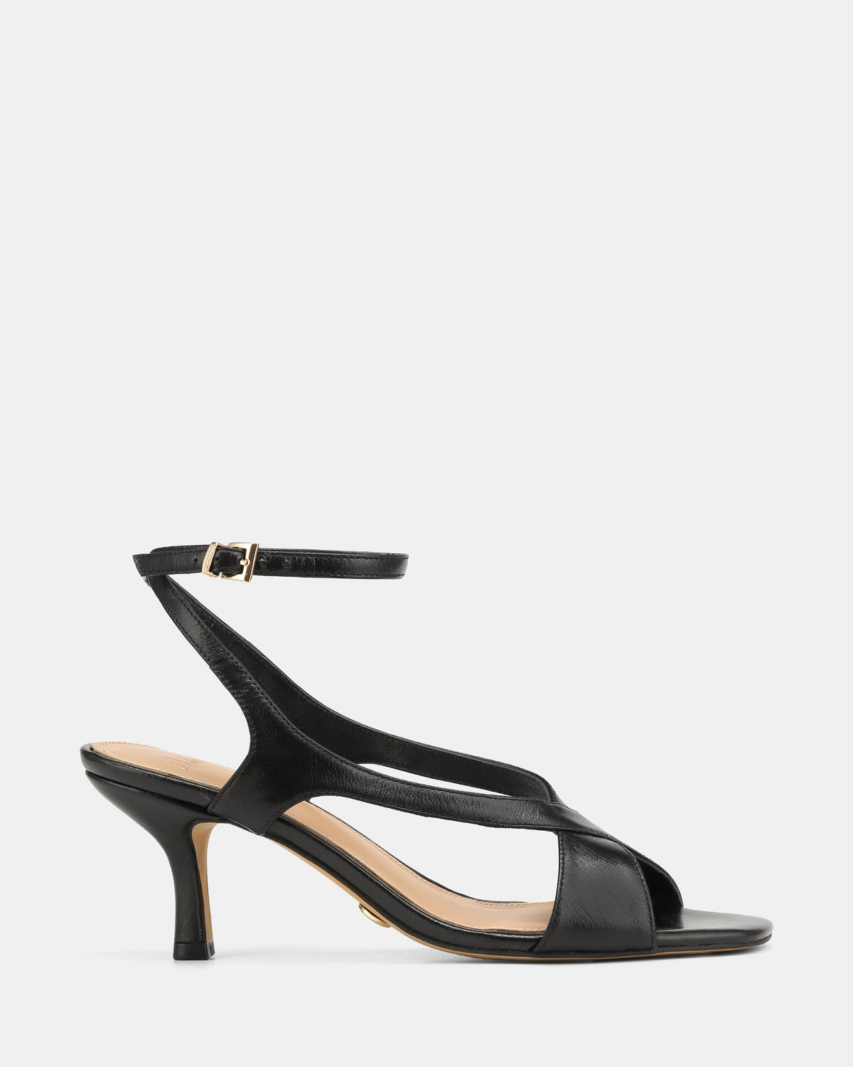 Dexter Low Sandals Black Leather
