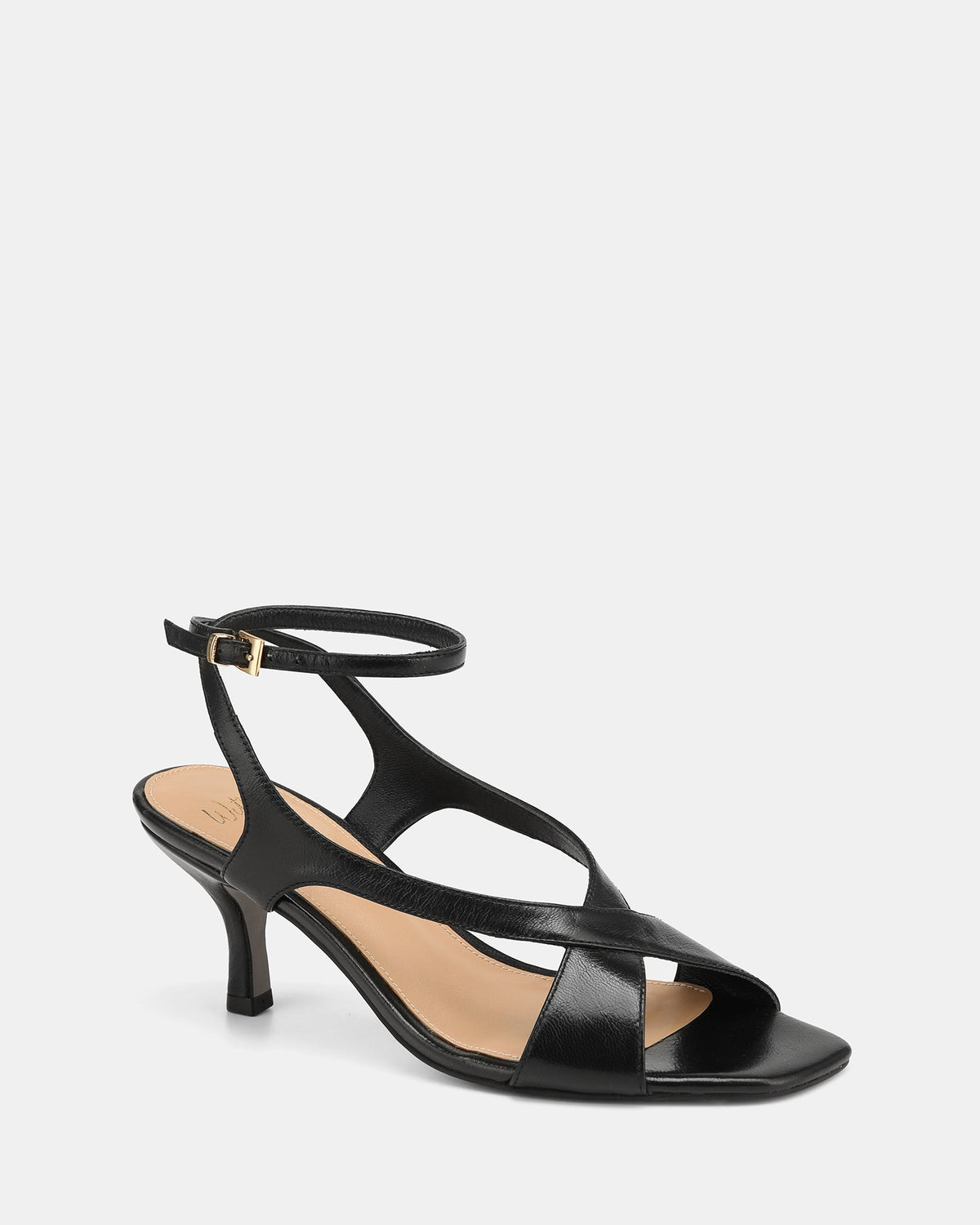 Dexter Low Sandals Black Leather