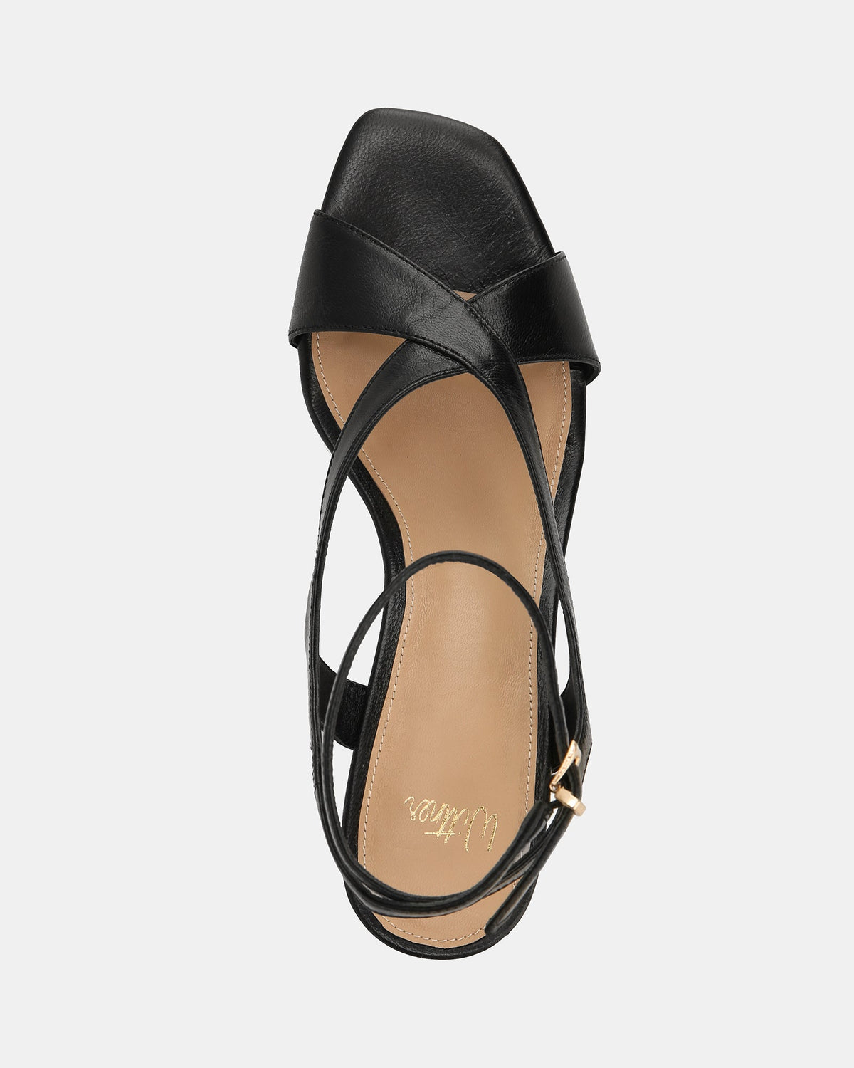 Dexter Low Sandals Black Leather