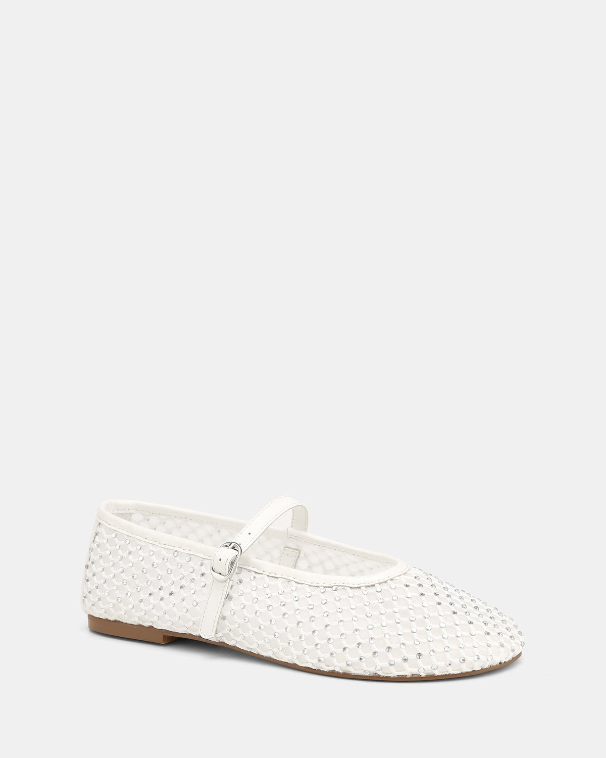 Dreamy Casual Flats White Mesh/Leather