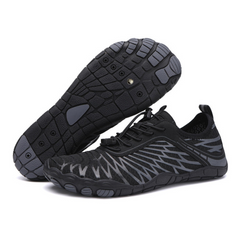 The Wide-Toe Barefoot Walker in Black
