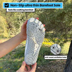 The Wide-Toe Barefoot Walker, non-slip sole