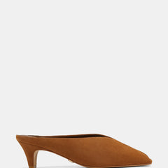 Eden Low Heels Burnt Almond Suede