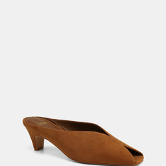Eden Low Heels Burnt Almond Suede
