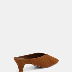 Eden Low Heels Burnt Almond Suede