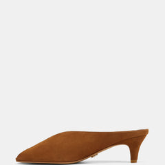 Eden Low Heels Burnt Almond Suede