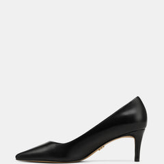 Gabe Low Heels Black Leather