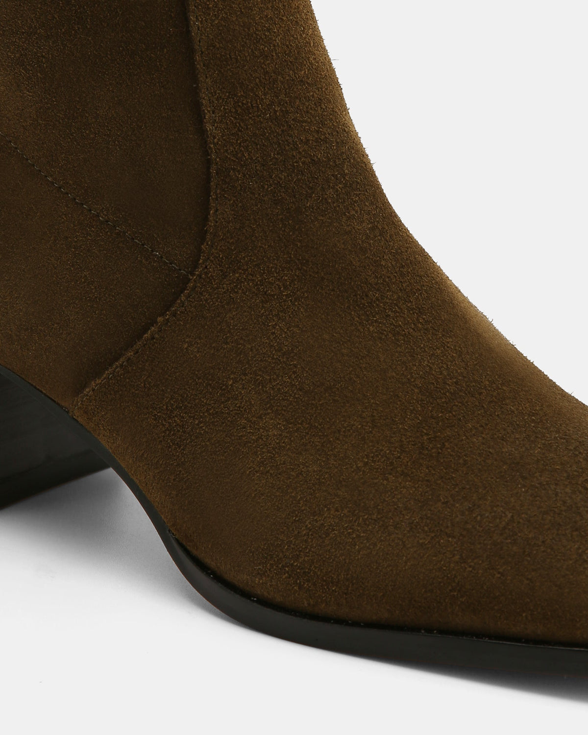 Gaylen Ankle Boot Olive Green Suede
