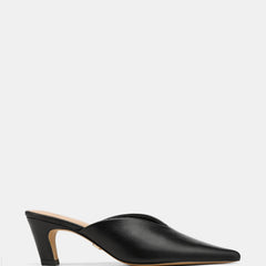 Gilly Low Heels Black Leather