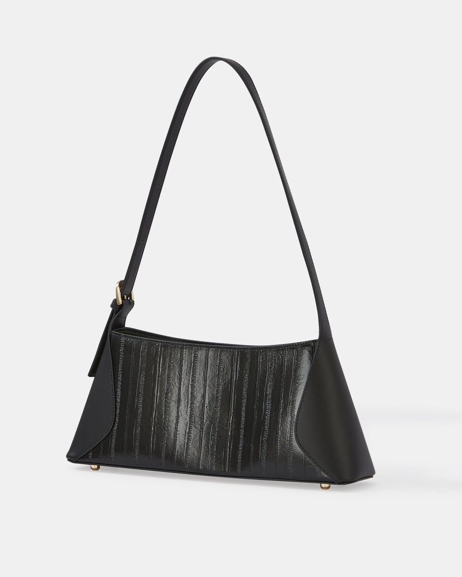 Haven Shoulder Bag Black Leather