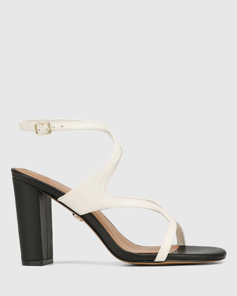 Radiance Off White And Black Leather