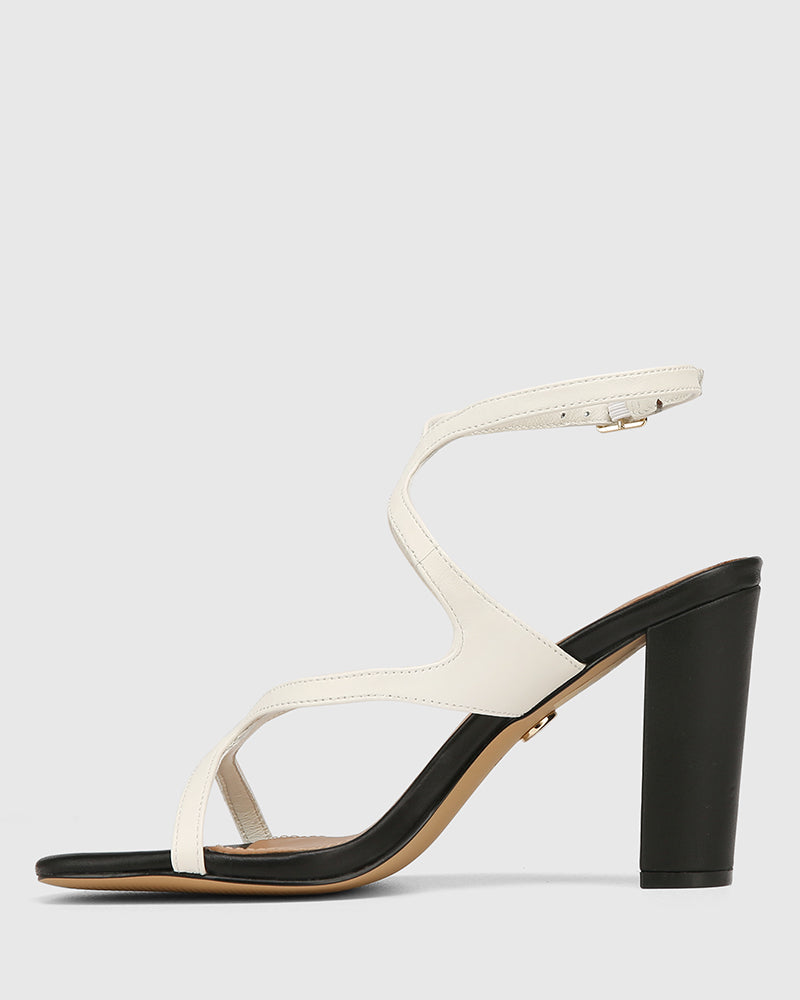 Radiance Off White And Black Leather