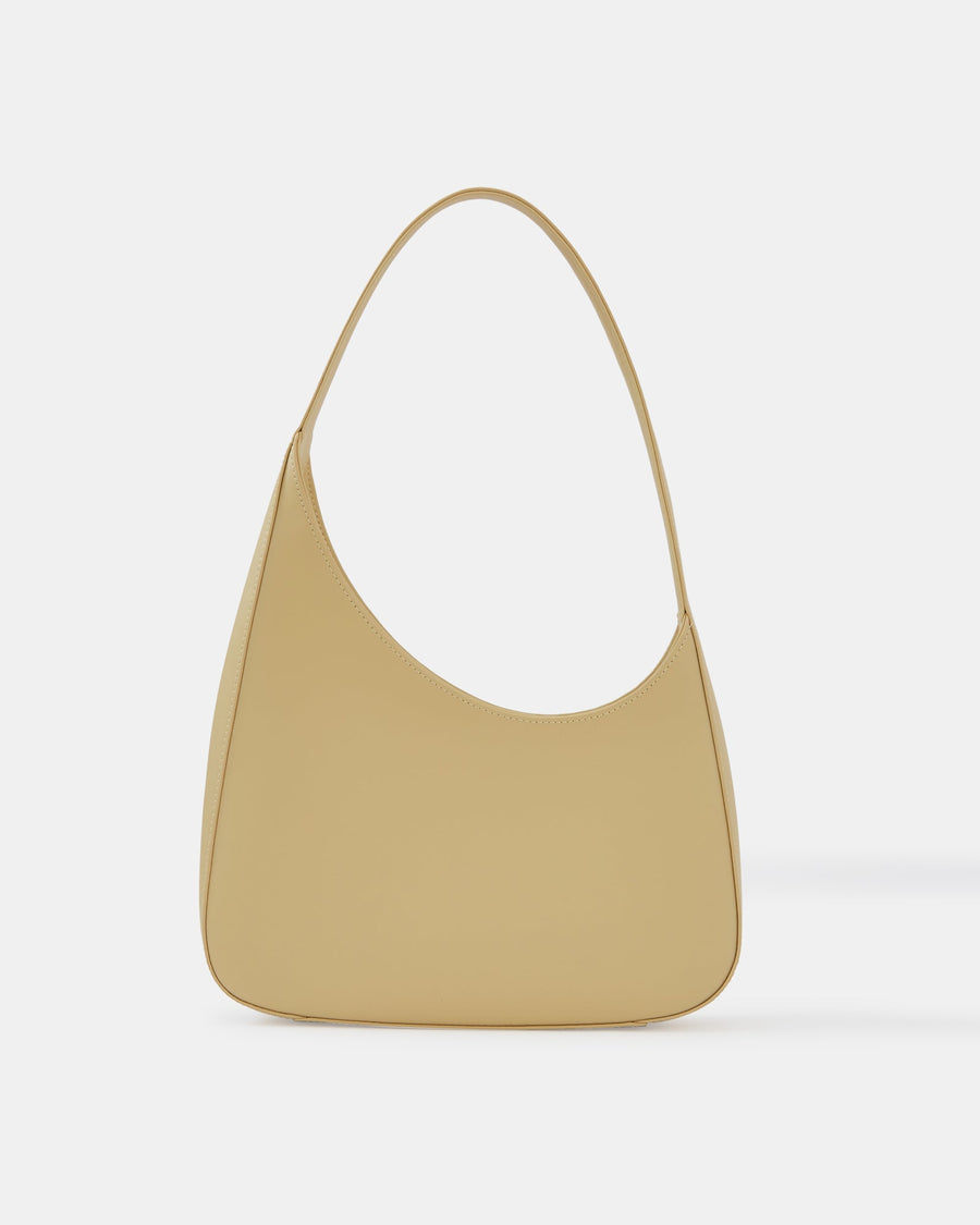 Isra Shoulder Bag Lemon Leather