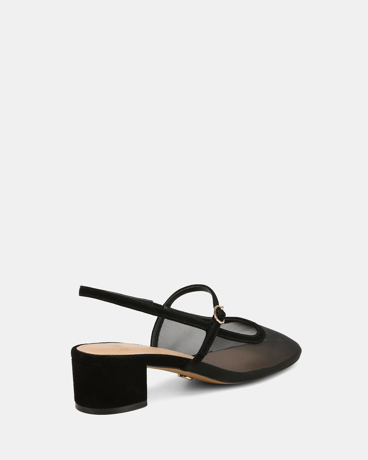 Jett Mid Heels Black Mesh/Leather