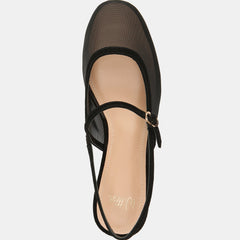 Jett Mid Heels Black Mesh/Leather
