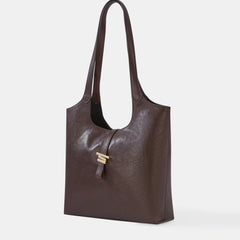 June Shoulder Bag Brown Leather