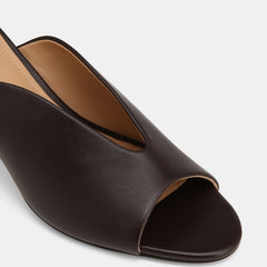 Kimee Mid Sandals Plum Leather