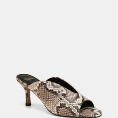 Kimee Mid Sandals Snake Leather