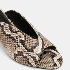 Kimee Mid Sandals Snake Leather