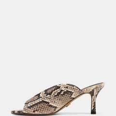 Kimee Mid Sandals Snake Leather