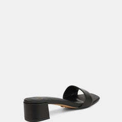 Kylo Low Sandals Black Leather