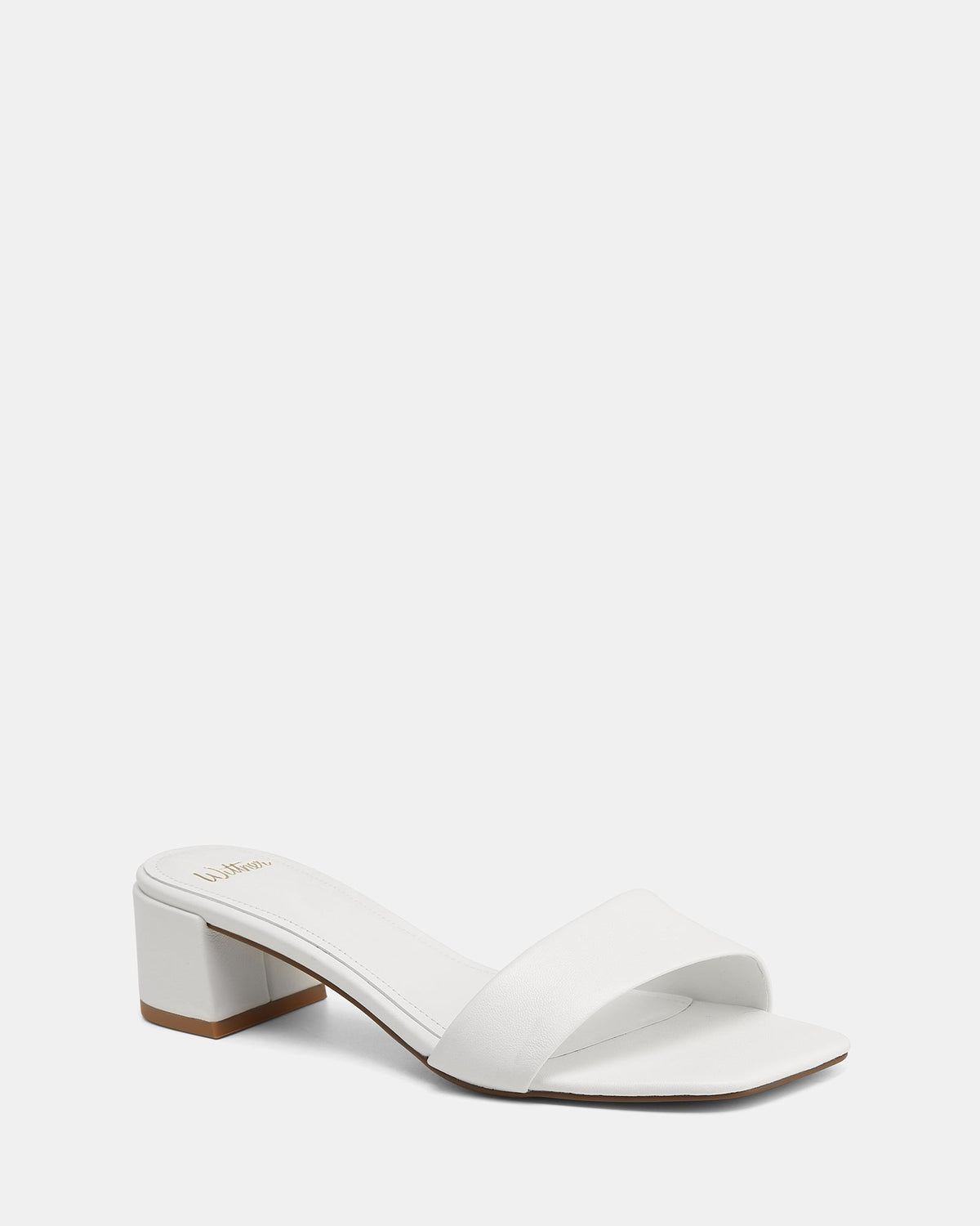 Kylo Low Sandals White Leather