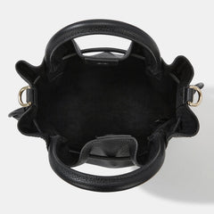 Lea Cross Body Bag Black Leather