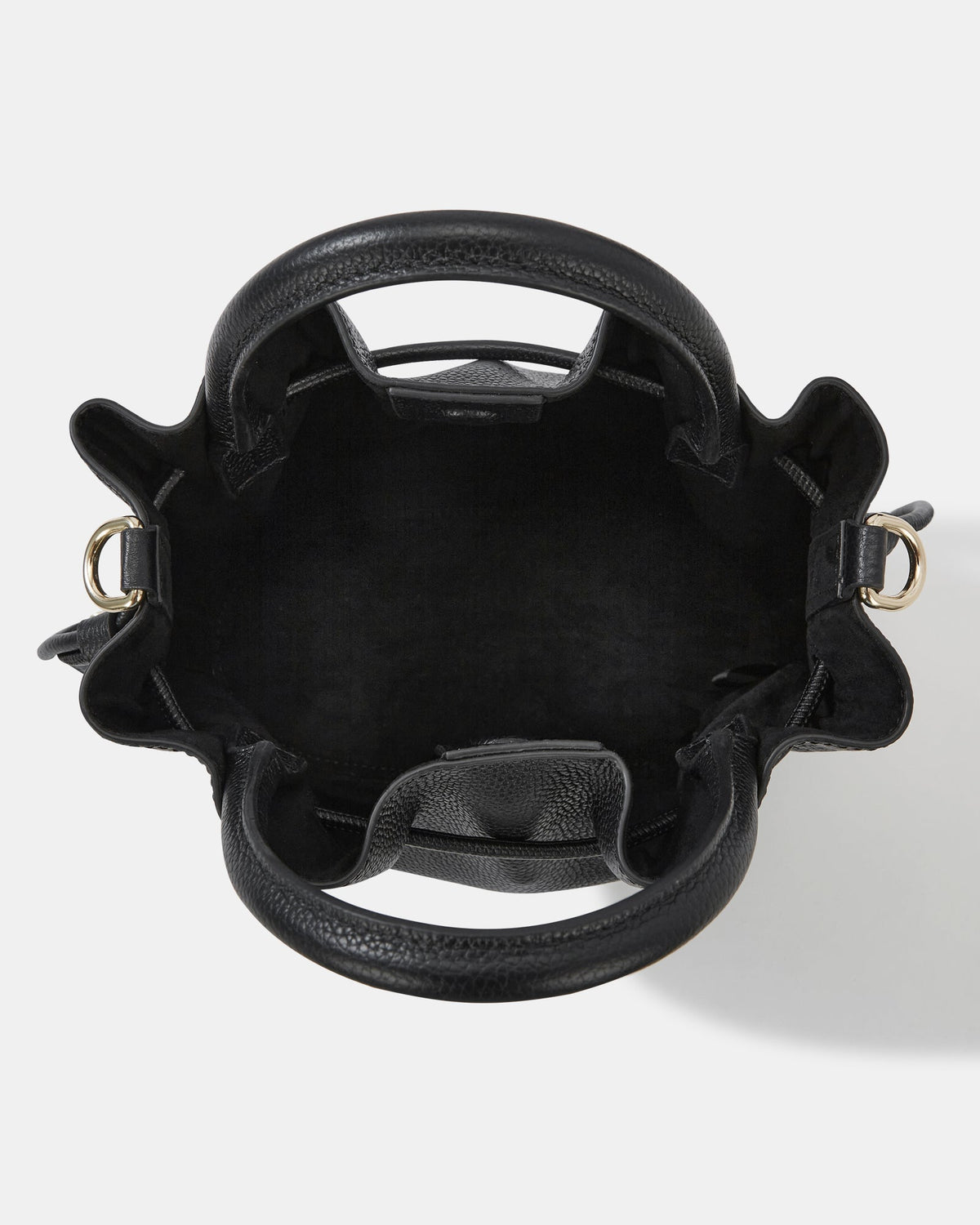 Lea Cross Body Bag Black Leather