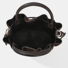 Lea Cross Body Bag Espresso Suede/Leather