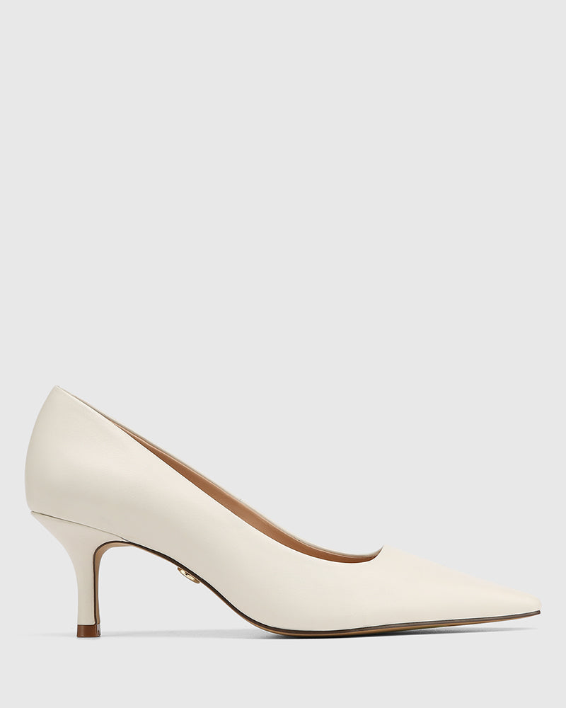 Maine Off White Leather