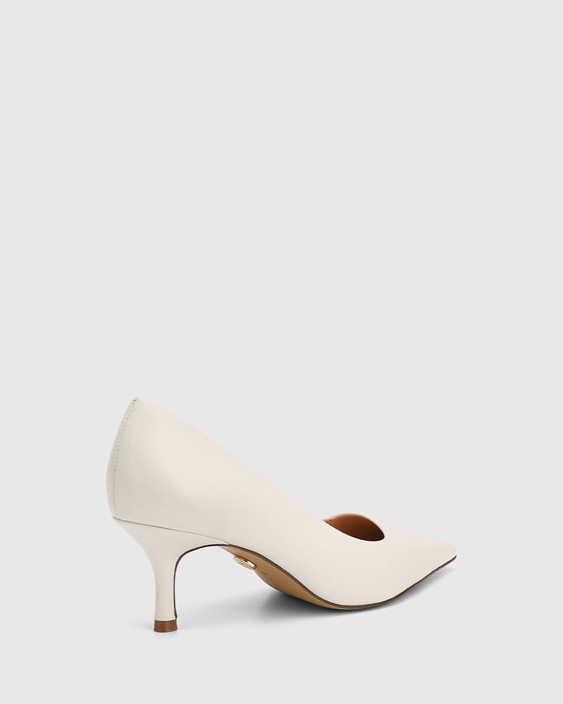 Maine Off White Leather