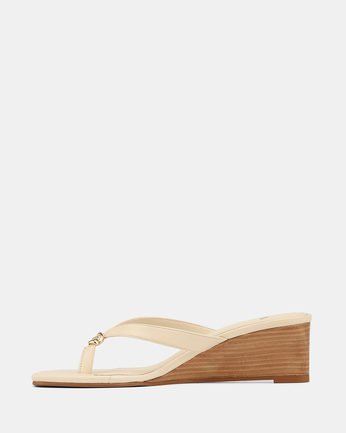 Miley Wedges Off White Leather
