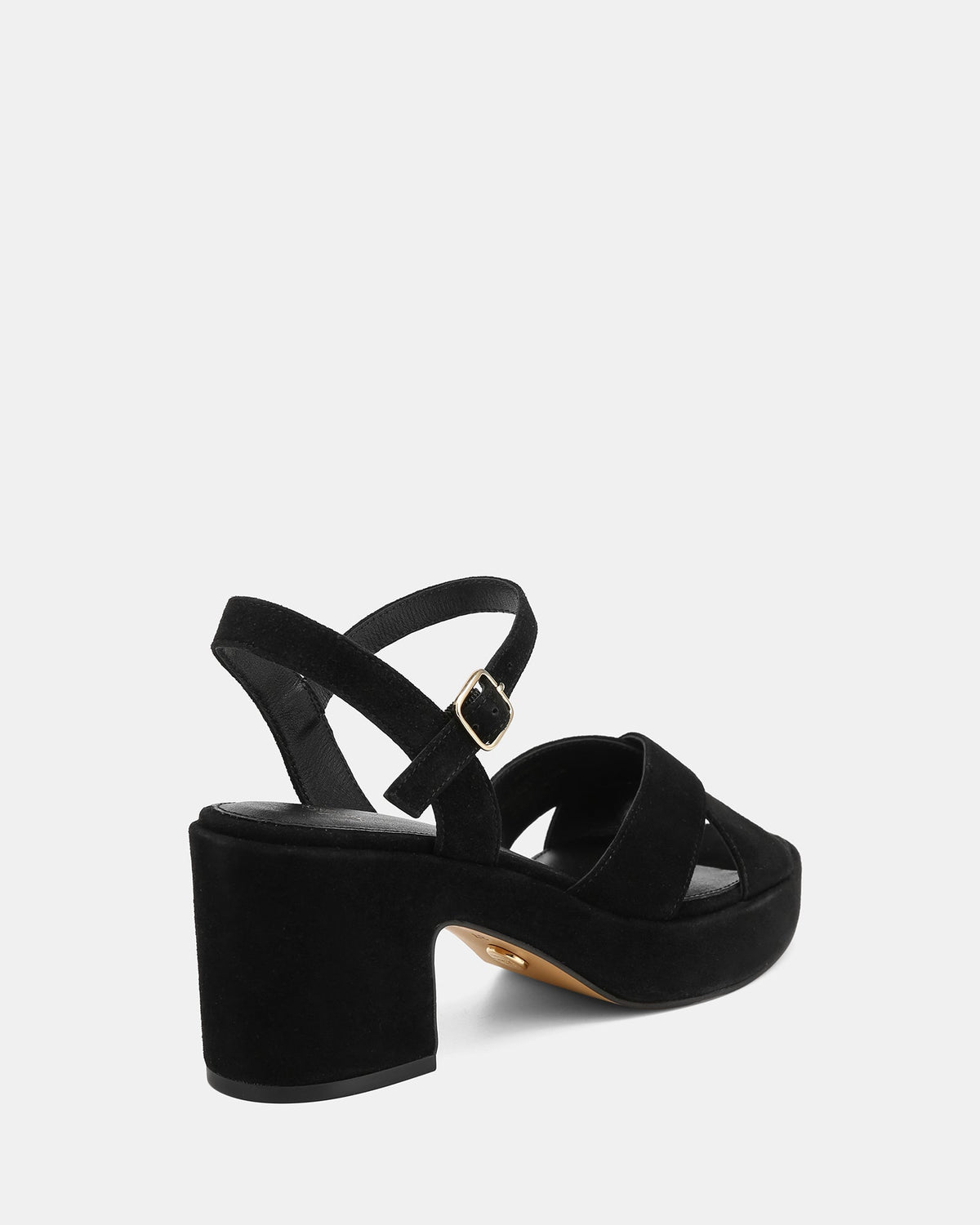 Monroe Mid Heels Black Suede