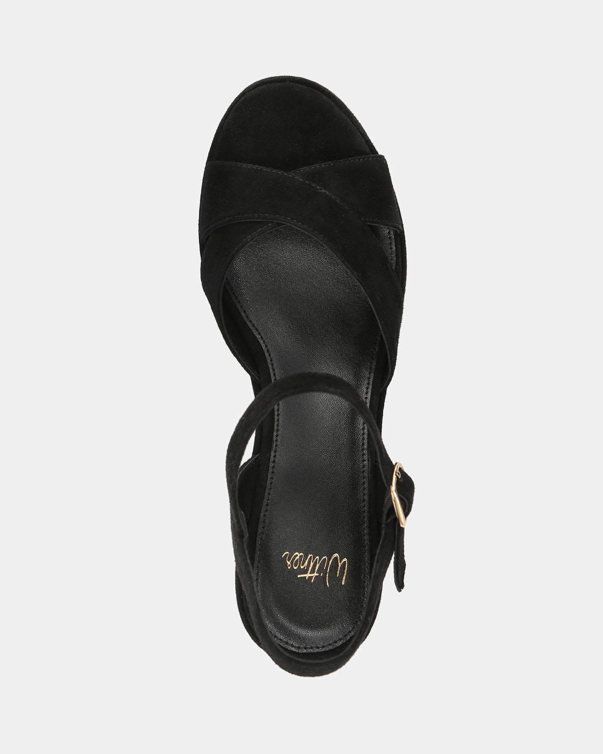 Monroe Mid Heels Black Suede