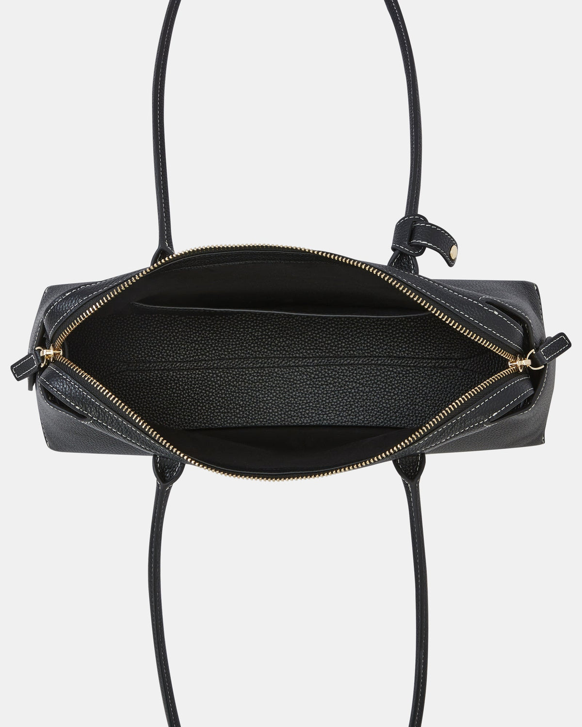 Niko Shoulder Bag Black Leather